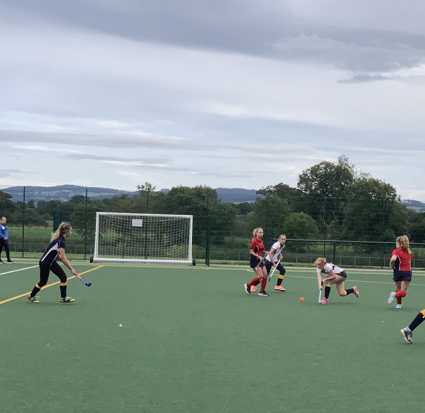 Abbey Gate College Senior Girls Hockey Team in action