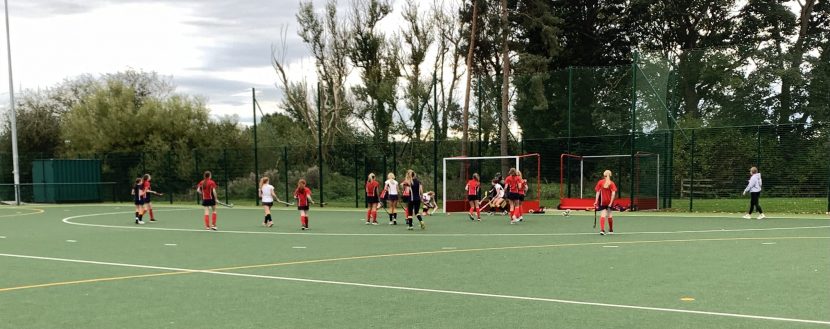 Abbey Gate College Senior Girls Hockey Team in action