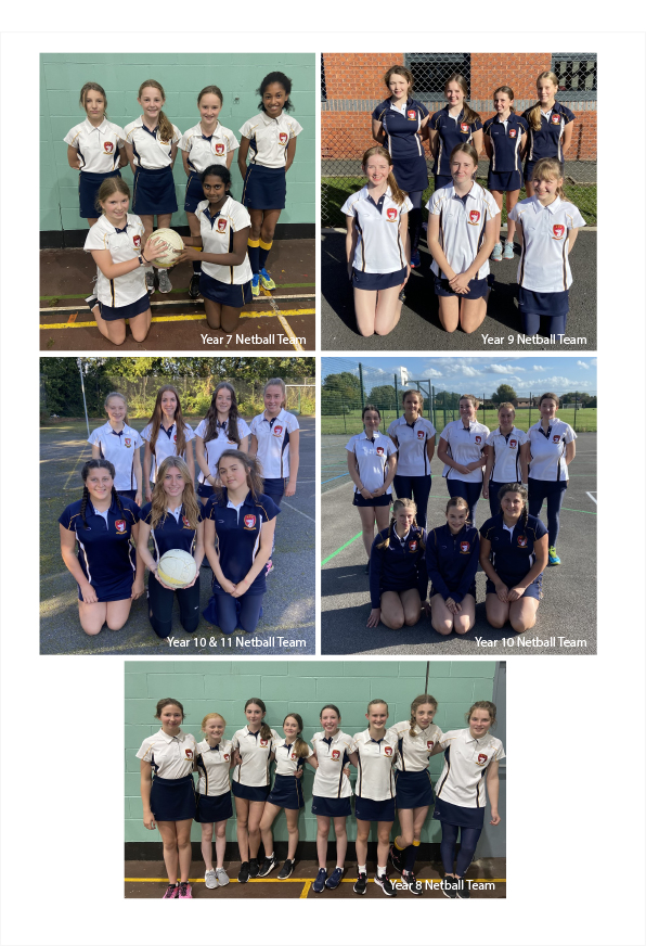 Abbey Gate College Netball Teams