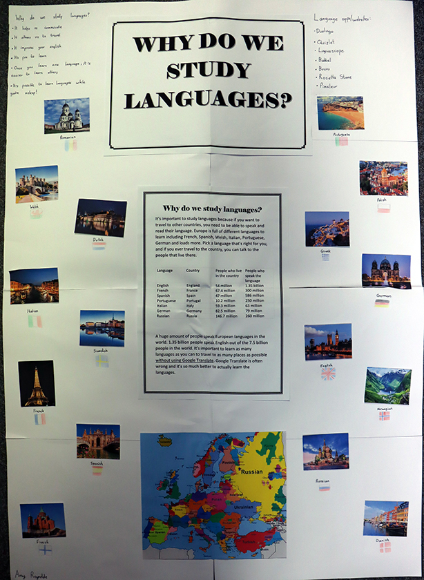 Amy's MFL Poster