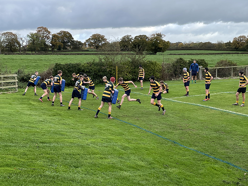 Abbey Gate College U16 Rugby Team Drills