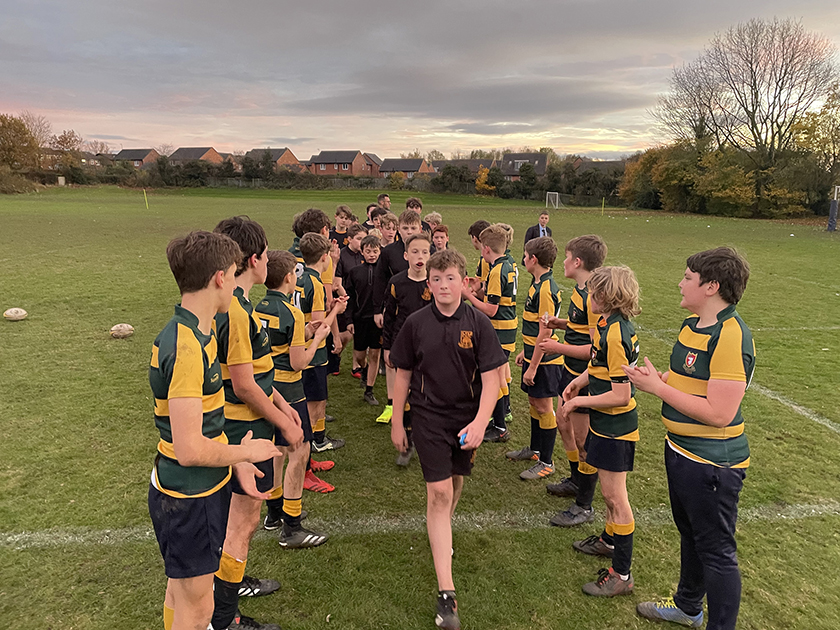 Abbey Gate College v Tarporley Y8 Rugby