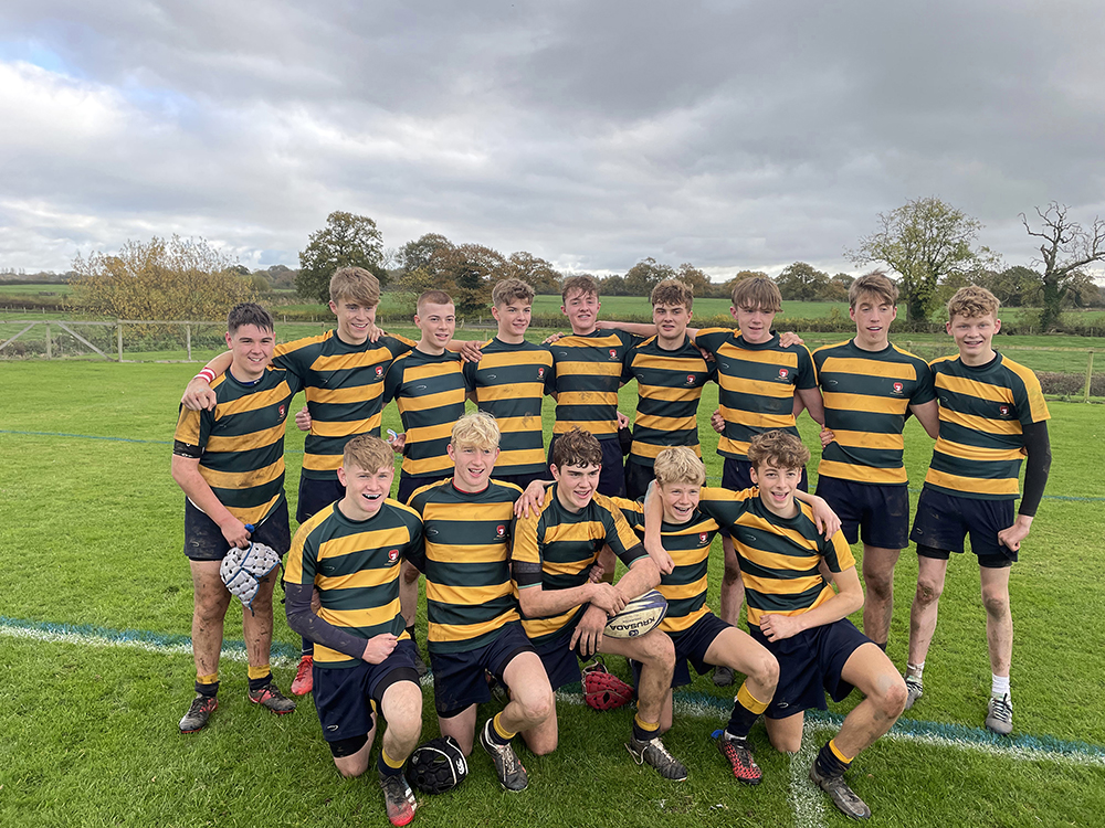 College U16S Rugby Team Fearlessly Battle for the Cheshire Shield thumbnail image