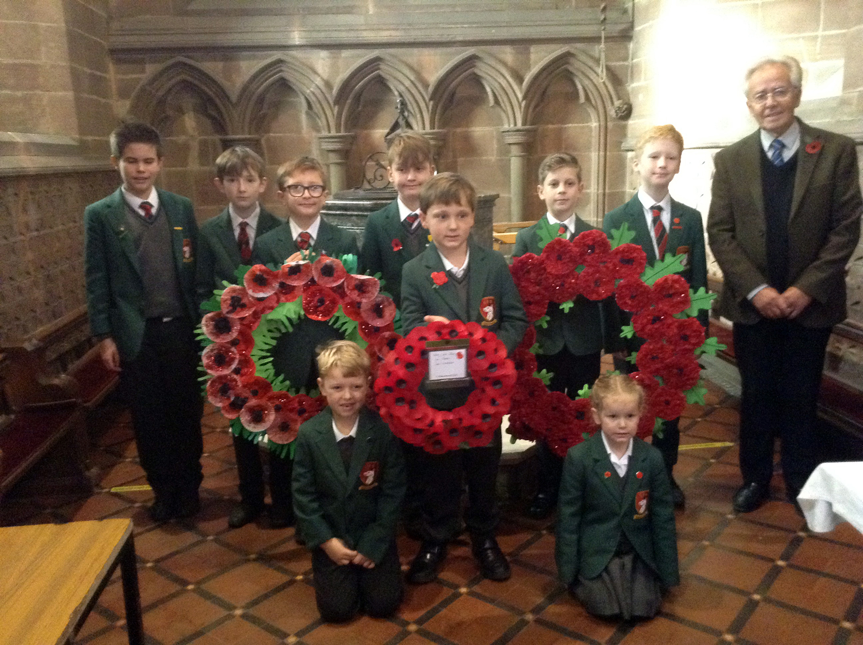 AGC Pupils at the Remembrance Service