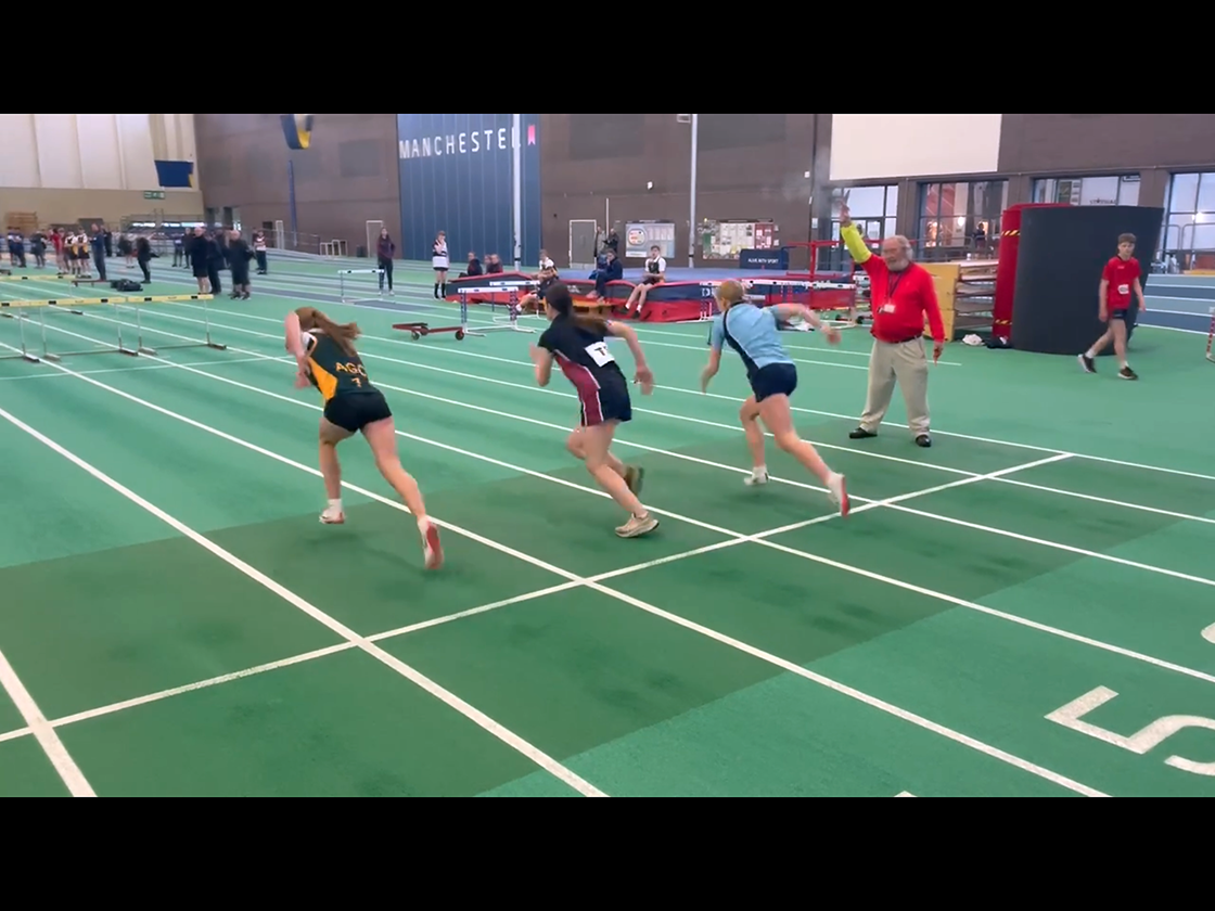 Pupils running