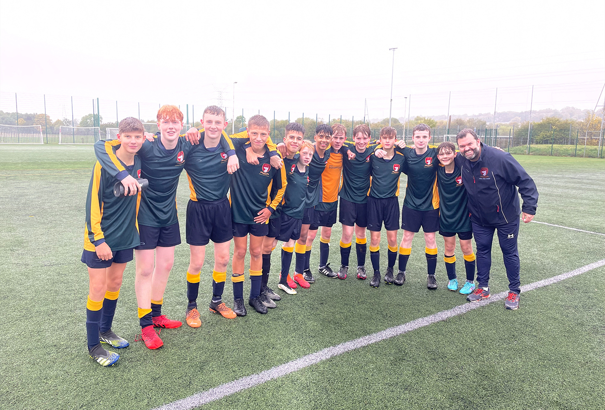 Year 10 Footballers Progress in the Cheshire Cup on Penalties thumbnail image