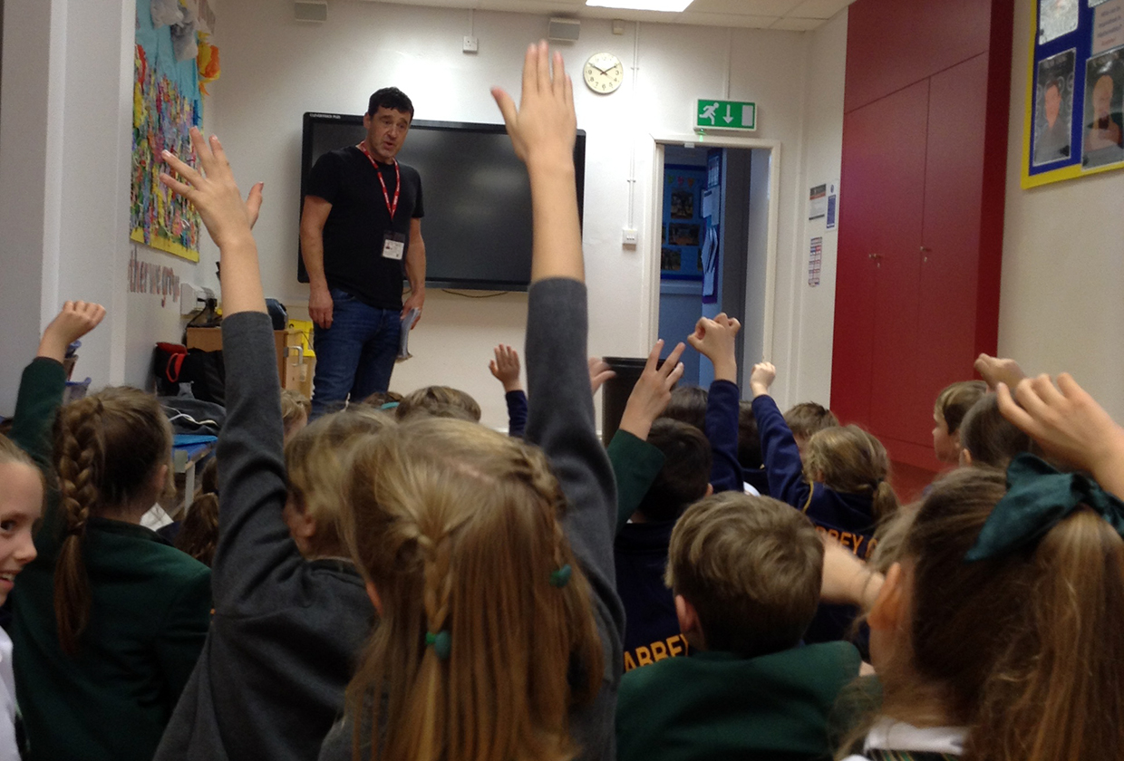 Author Tom Palmer Visits Infant and Junior School thumbnail image