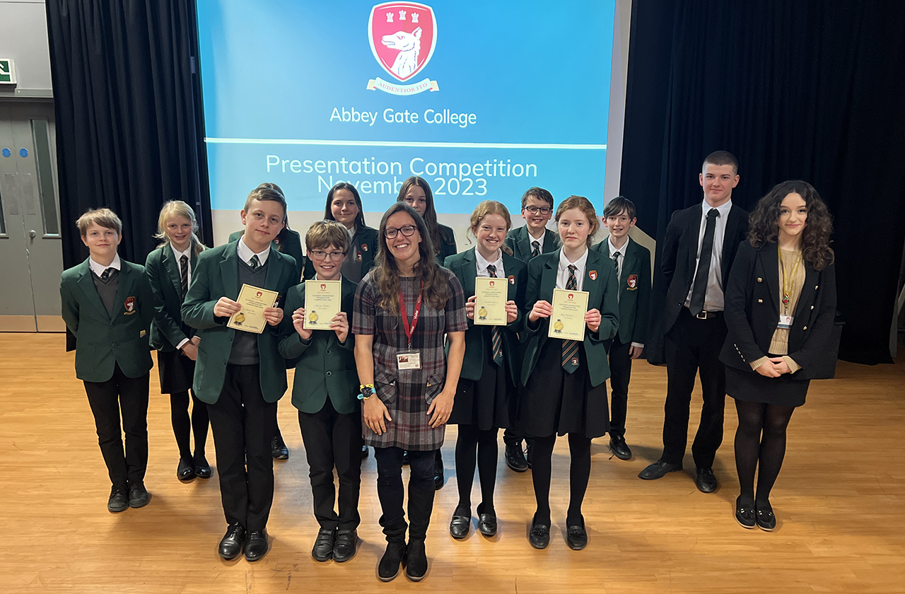 Abbey Gate College Students Polished Presentations Impress thumbnail image